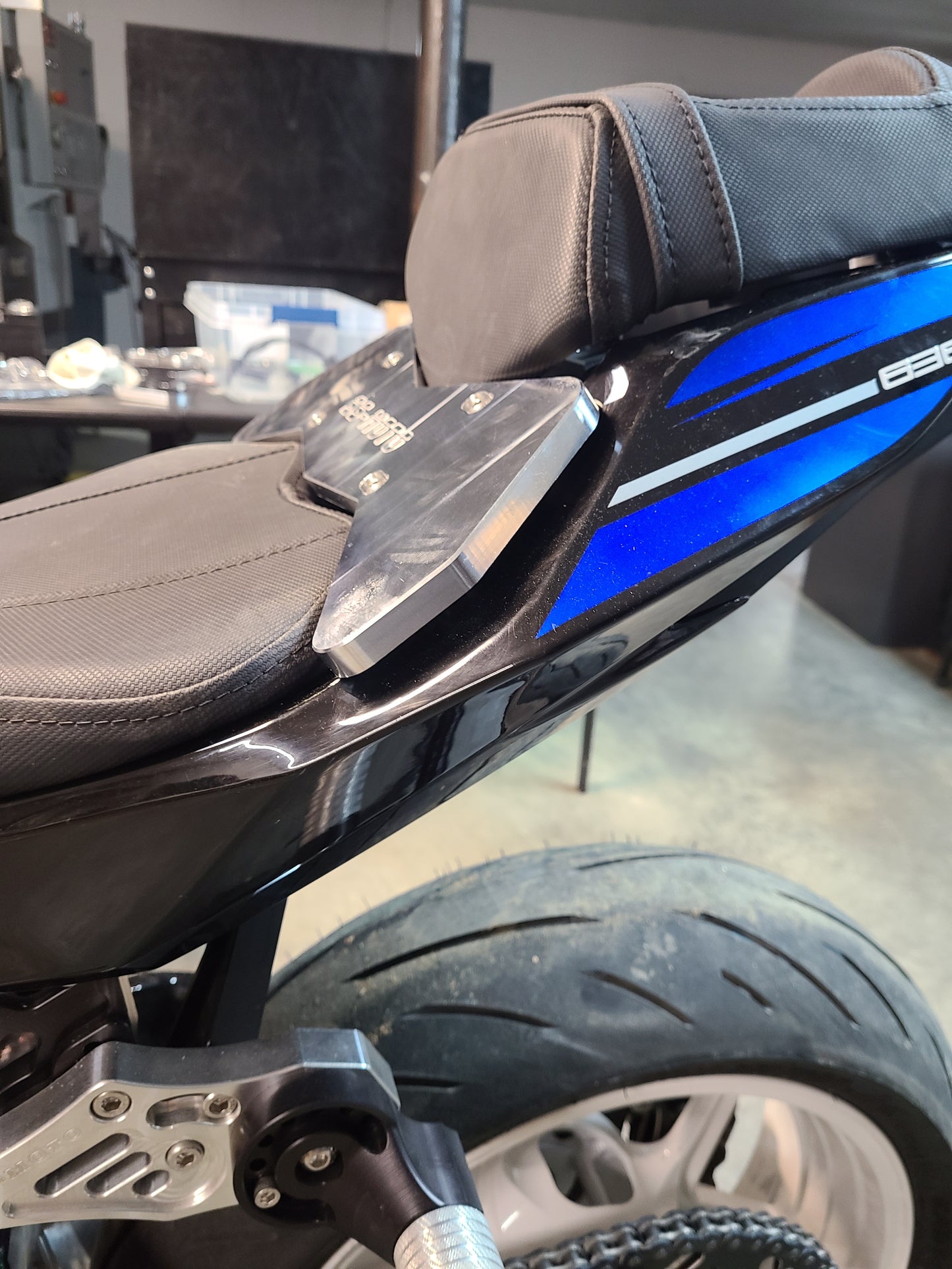 TAIL SAVER / STEP PLATE FOR 09-18 ZX6R/636 - SS-MOTO