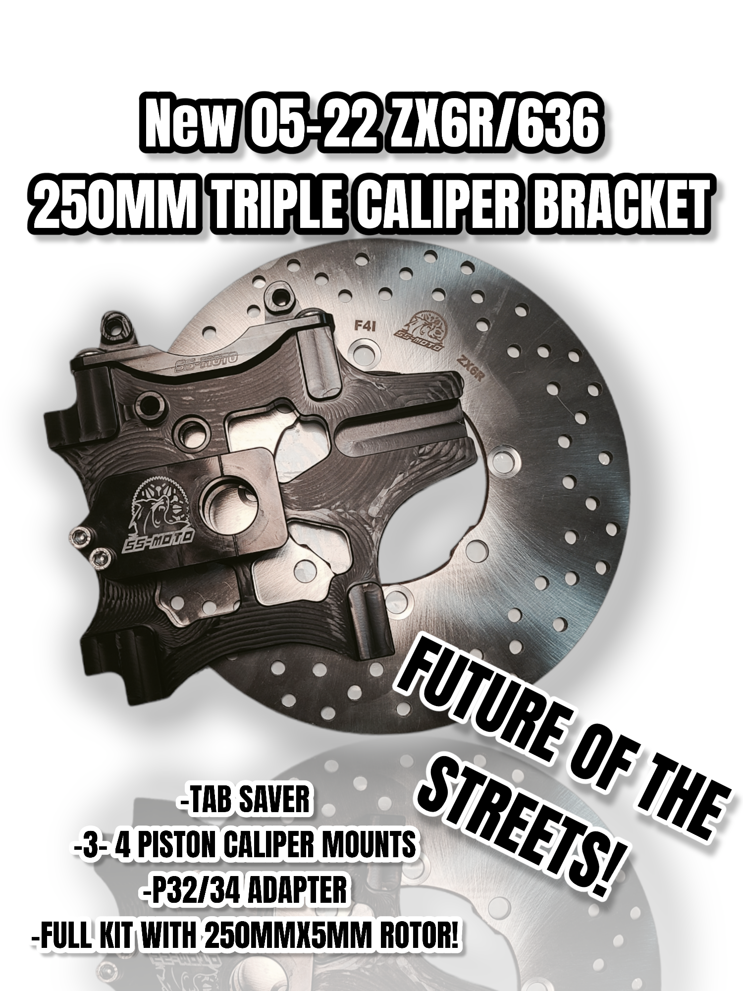 250mm Triple Caliper Brake Bracket