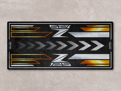 MPM Motorcycle Mat for Kawasaki Z125 - MM7408